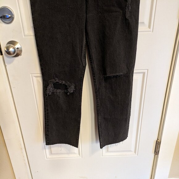 NWT Abercrombie + Fitch Curve Love The 90s Straight Ultra High Rise Size 27 / 4 - Picture 2 of 13